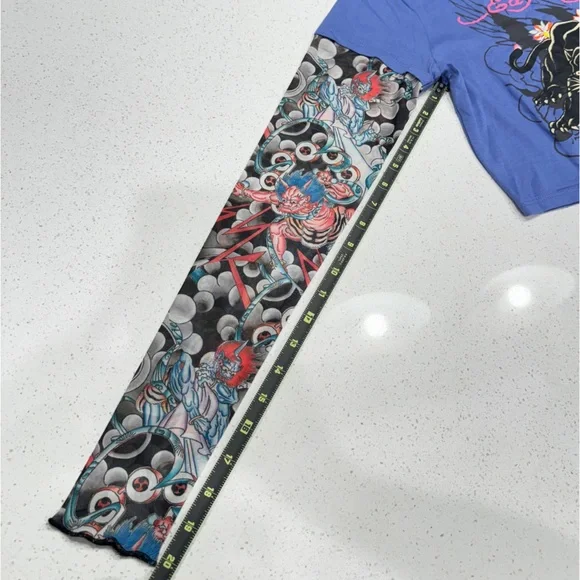 Ed Hardy RARE Jaguar Tattoo sleeve - Picture 4 of 11